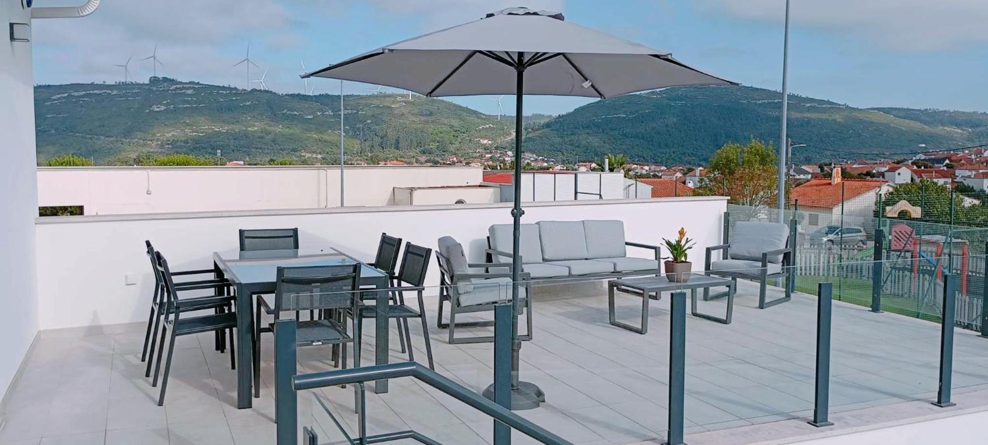 Casa De Lazer Da Cha Villa Alqueidão da Serra Exteriör bild
